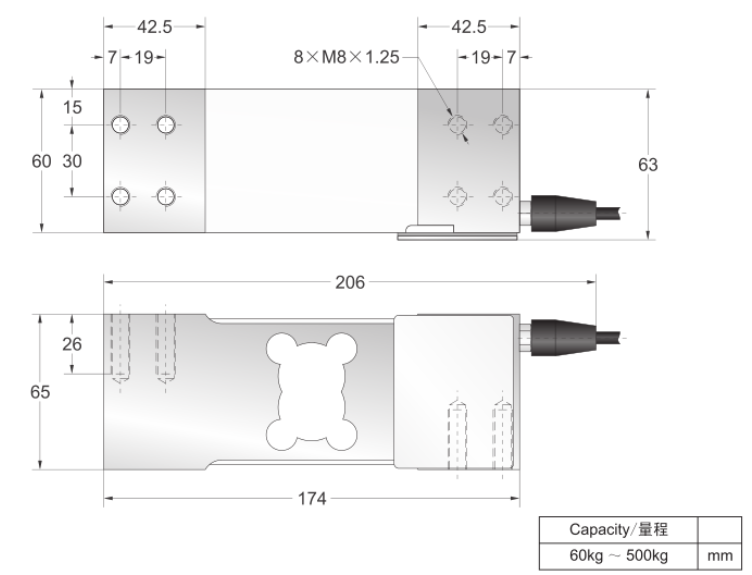 FAV-200kg稱(chēng)重傳感器 美國(guó)傳力Tranccell